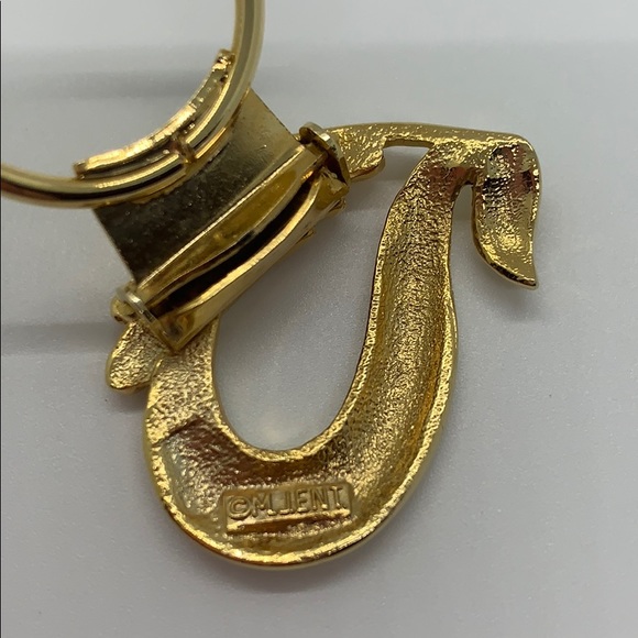 M JENT vintage scarf clip swan shape - Picture 4 of 10